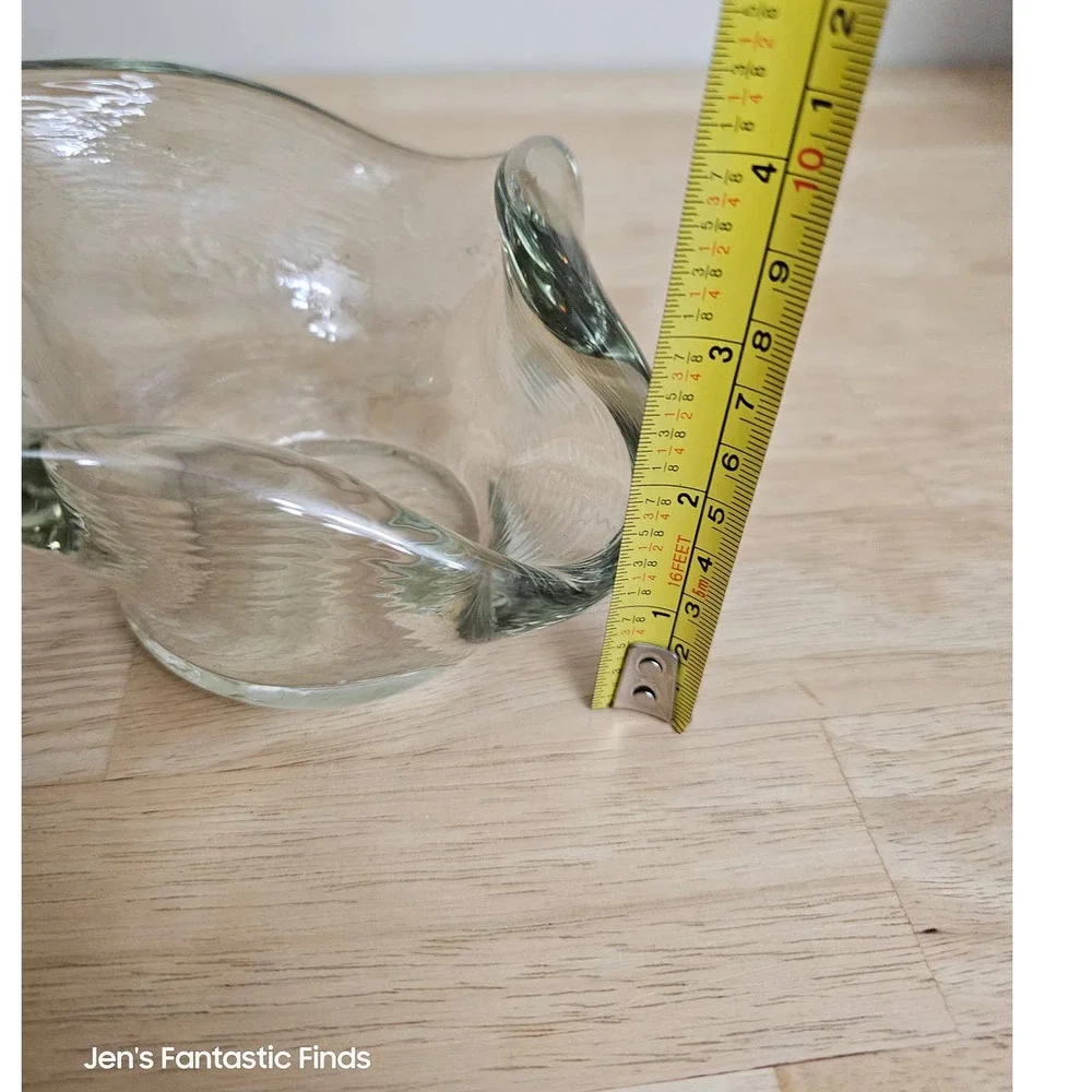 Midcentury‎ Handblown Glass Bowl Vintage Mint